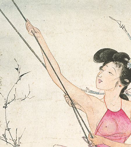 潜江-胡也佛的仕女画和最知名的金瓶梅秘戏图